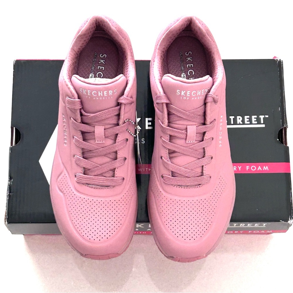 Skechers UNO stand on air dark rose sneakers - Picture 5 of 8